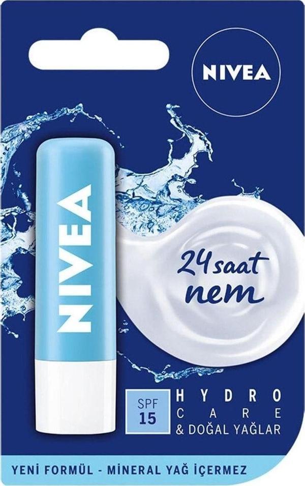 Nivea Lip Hydro Care Dudak Bakım Kremi 4,8 Gr - Image 1
