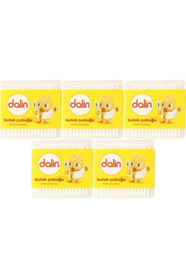 Dalin Kulak Çubuğu 100 Adet (5 Li Set) - Image 1