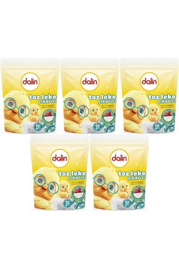 Dalin Toz Leke Çıkarıcı 500Gr (Tüm Çamaşırlar / Elde Ve Matik) (5 Li Set) - Image 1