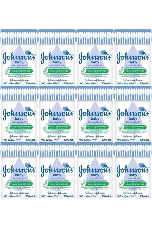 Johnson'S Johnsons Baby Kulak Temizleme Çubuğu 100 Adet (12 Li Set) - Image 1