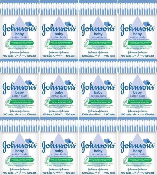 Johnson'S Johnsons Baby Kulak Temizleme Çubuğu 100 Adet (12 Li Set) - Image 1