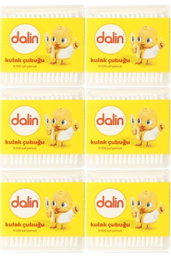 Dalin Kulak Çubuğu 100 Adet (6 Lı Set) - Image 1