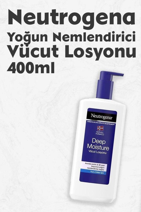 Neutrogena Yoğun Nemlendirici Vücut Losyonu Kuru Cilt 400 Ml - Image 1