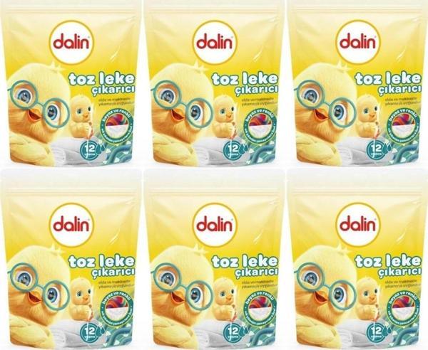 Dalin Toz Leke Çıkarıcı 500Gr (Tüm Çamaşırlar / Elde Ve Matik) (6 Lı Set) - Image 1