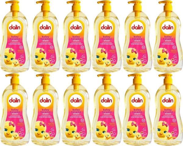 Dalin Bebek Şampuanı 700Ml Kolay Tarama Badem Özlü Pompalı (12 Li Set) - Image 1