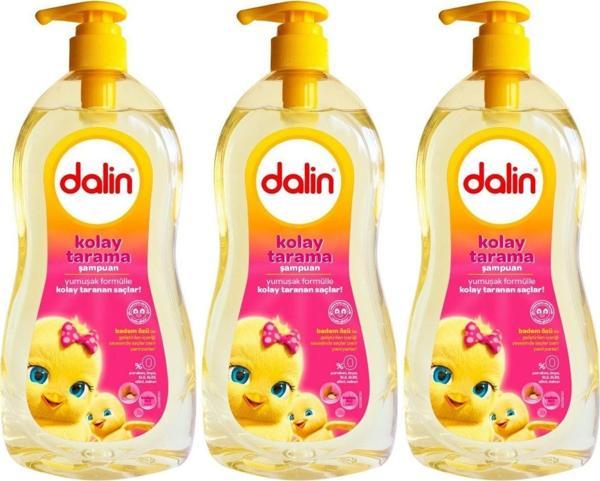 Dalin Bebek Şampuanı 700Ml Kolay Tarama Badem Özlü Pompalı (3 Lü Set) - Image 1