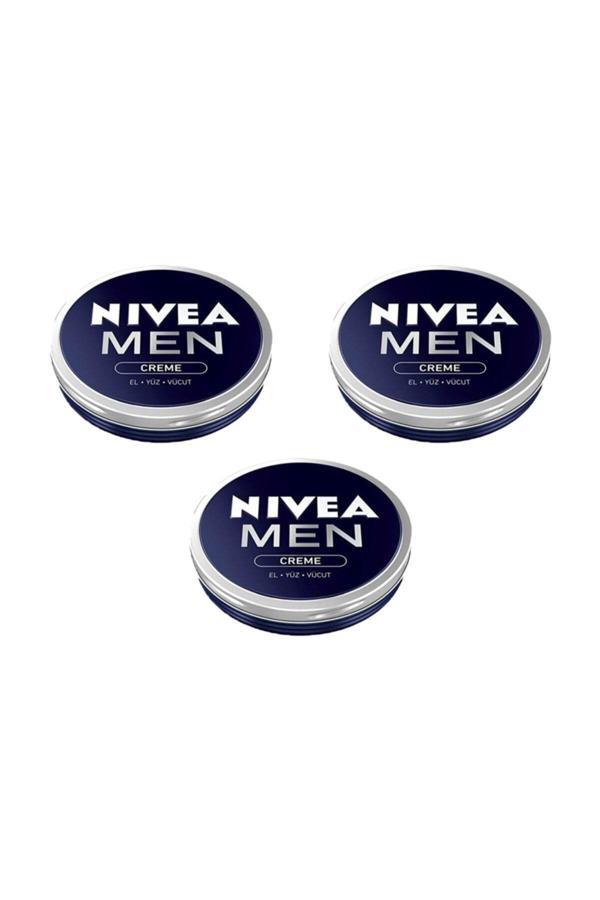 Nivea Men Creme El Yüz Vücut Kremi 75 Ml X 3 Adet - Image 1
