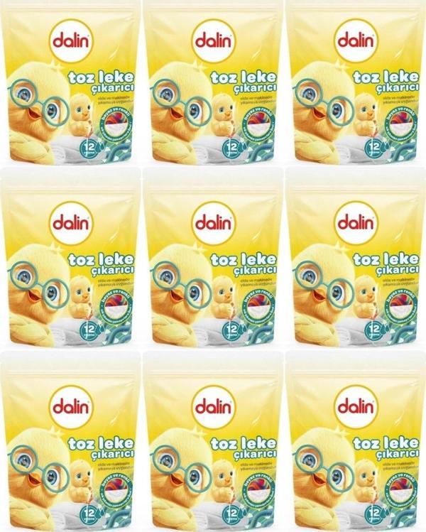 Dalin Toz Leke Çıkarıcı 500Gr (Tüm Çamaşırlar / Elde Ve Matik) (9 Lu Set) - Image 1