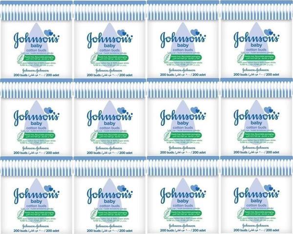 Johnson'S Johnsons Baby Kulak Temizleme Çubuğu 200 Adet (12 Li Set) - Image 1