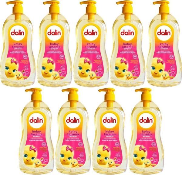 Dalin Bebek Şampuanı 700Ml Kolay Tarama Badem Özlü Pompalı (9 Lu Set) - Image 1