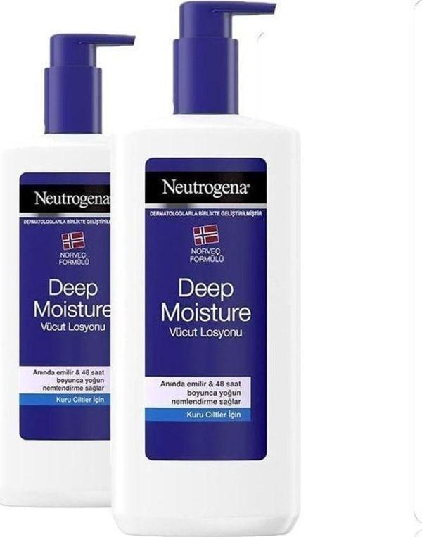 Neutrogena Yoğun Nemlendirici Vücut Losyonu Kuru Cilt 400 Ml X 2 - Image 1
