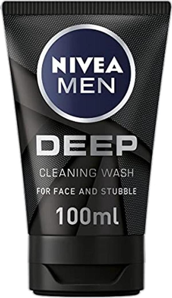 Nivea Men Deep Dimension Yüz Ve Sakal Jeli 100 Ml - Image 1