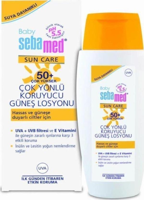 Sebamed Bebek Güneş Losyonu Çok Yönlü Koruyucu (50 Faktör 150 Ml) - Image 1