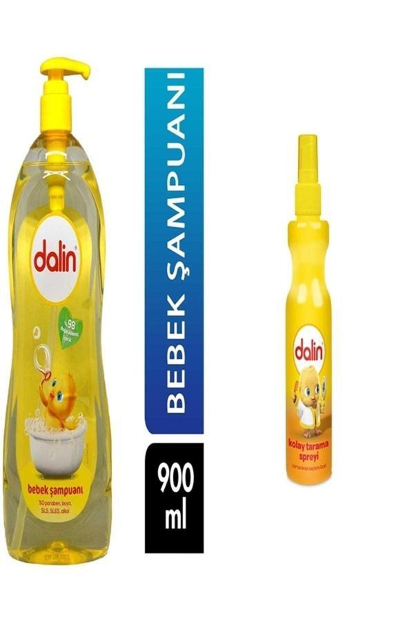 Dalin Bebek Şampuanı 900 Ml + Kolay Tarama Spreyi 2 Li Avantaj Seti - Image 1