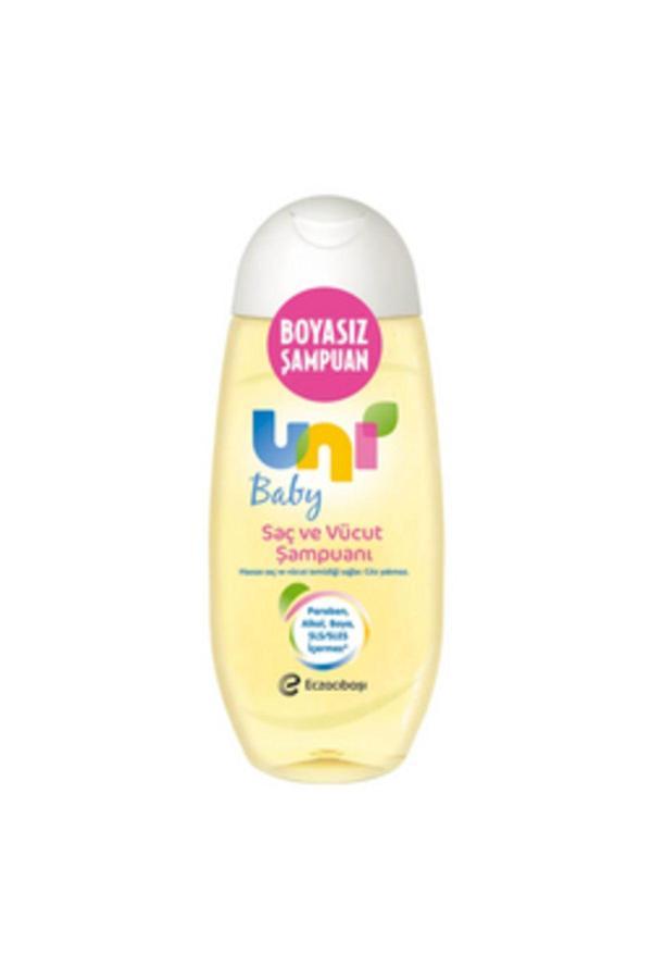 Uni ( 3 Adet ) Uni Baby Bebek Saç&Vücut Şampuan 200 Ml - Image 1