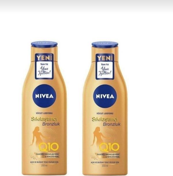 Nivea Q10 Bronzluk+Sıkılaştırıcı Vücut Losyonu 200 Ml +200 Ml - Image 1