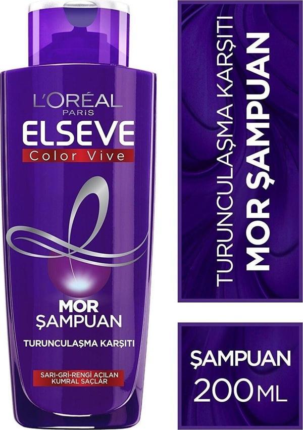 Elseve L'Oreal Paris Turunculaşma Karşıtı Mor Şampuan 200 Ml - Image 1