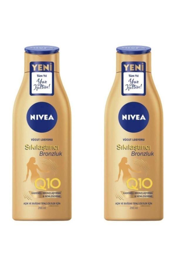 Nivea 200 Ml 2 Adet Q10 Sıkılaştırıcı Bronzluk Vücut Losyonu - Image 1