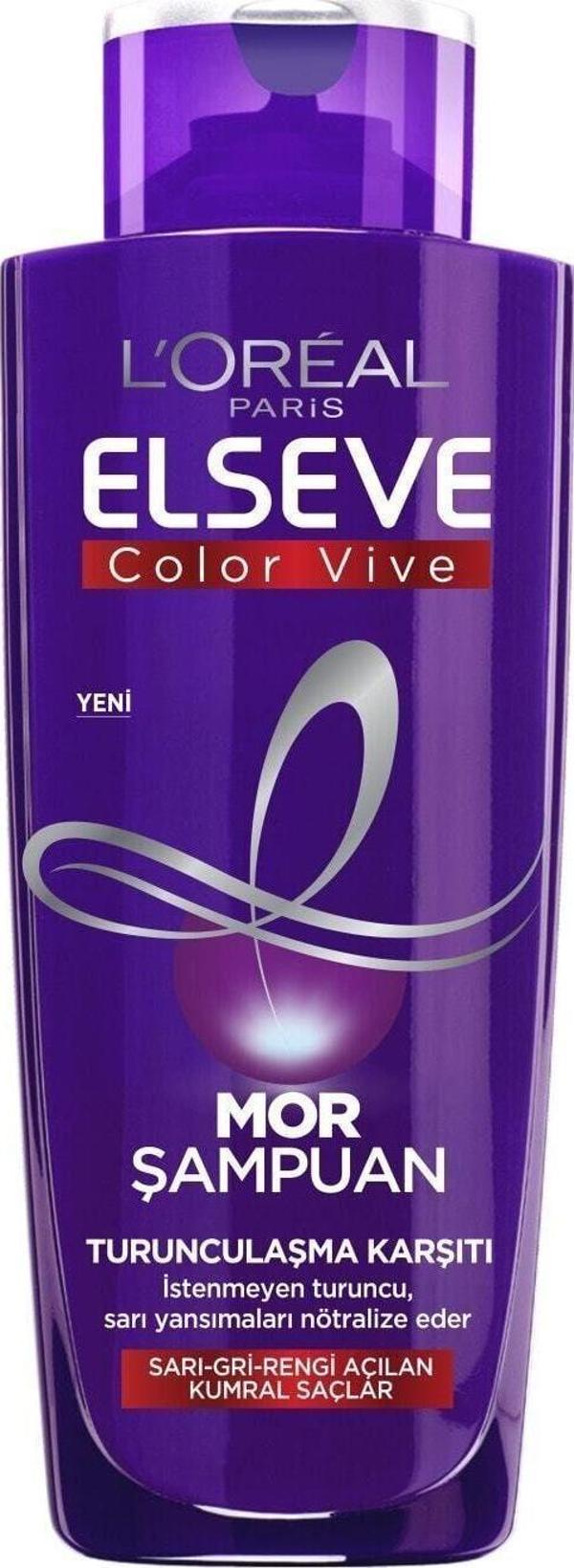 Elseve L'Oréal Paris Turunculaşma Karşıtı Mor Şampuan 200Ml - Image 1