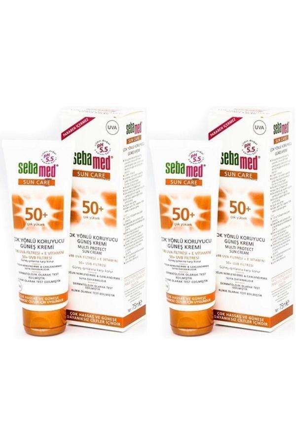 Sebamed Sun Care Çok Yönlü Koruyucu Güneş Kremi 75Ml Spf 50+ Faktör (2 Li Set) - Image 1