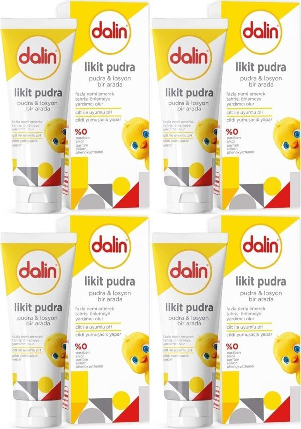 Dalin Likid Pudra 100Gr (Pudra Ve Losyon Bir Arada) (4 Lü Set) - Image 1