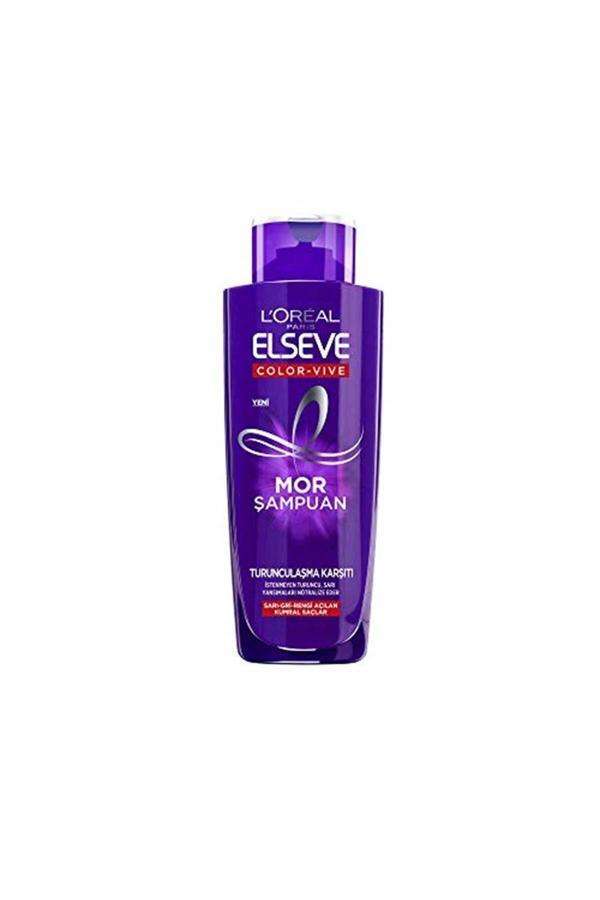 Elseve L'Oréal Paris Turunculaşma Karşıtı Mor Şampuan, 200 Ml - Image 1