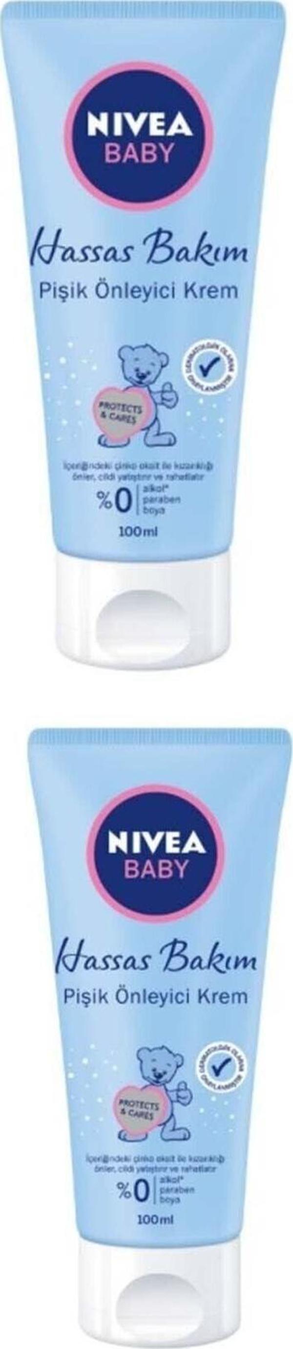 Nivea Baby Hassas Bakım Pişik Önleyici Krem 100 Ml 2 Adet - Image 1