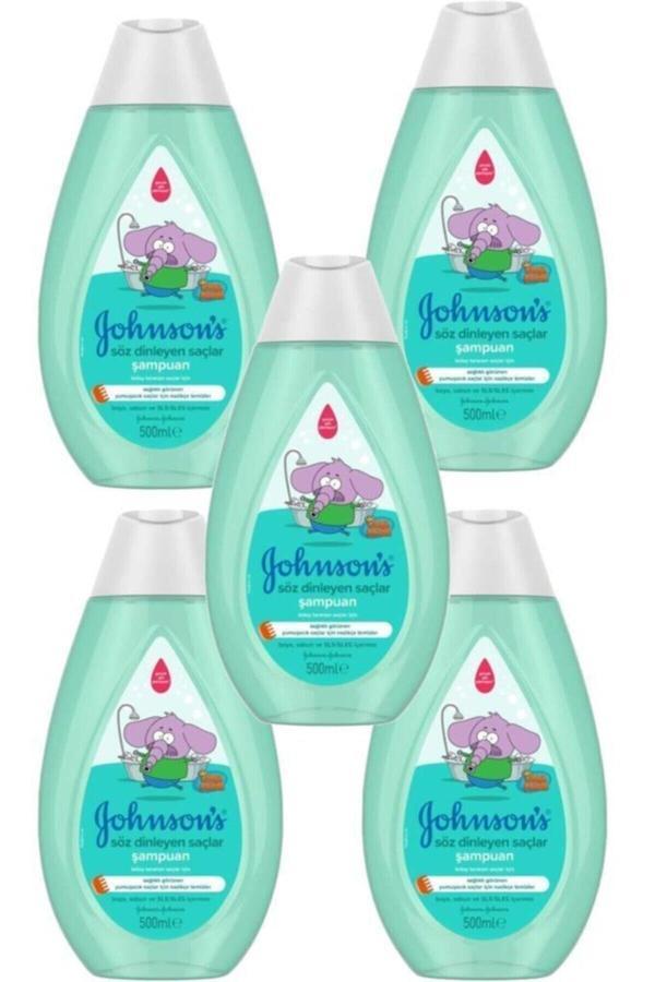 Johnson'S Kral Şakir Söz Dinleyen Saçlar Şampuan 500 Ml 5 Adet - Image 1