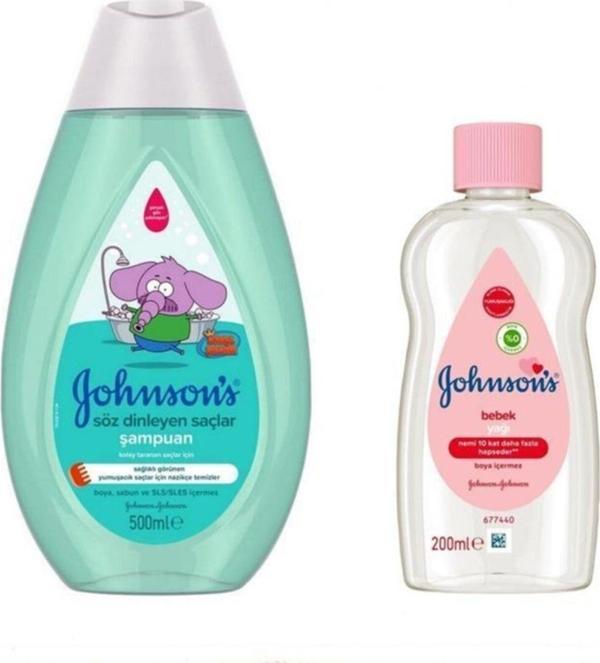 Johnson'S Kral Şakir Söz Dinleyen Saçlar Şampuan 500 Ml Bebek Yağı 200 Ml - Image 1