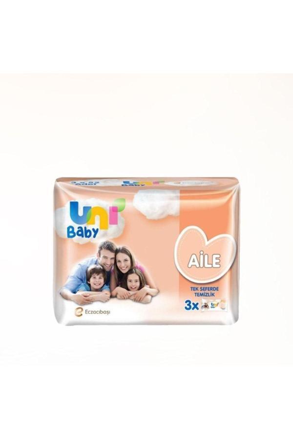 Uni Baby Aile Islak Mendil 3Lü Paket - Image 1