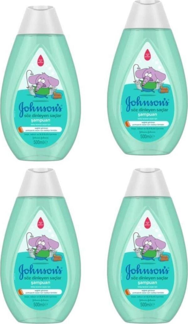 Johnson'S Kral Şakir Söz Dinleyen Saçlar Şampuanı 500 Ml 4 Adet - Image 1
