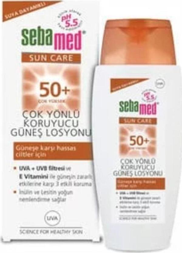 Sebamed Suya Dayanıklı Çok Yönlü Koruyucu Güneş Losyonu Spf 50+ 150 Ml  - 410304089877711 - Image 1
