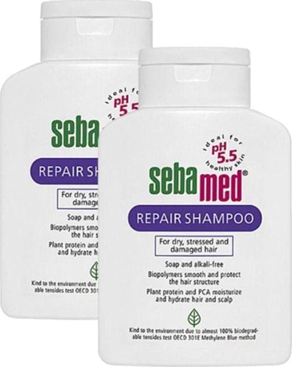 Sebamed Şampuan  Yıpranma Karşıtı-Onarım 400Ml 2 Adet - Image 1