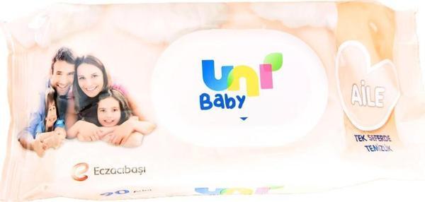 Uni Baby Aile Islak Mendil 90'Lı - Image 1