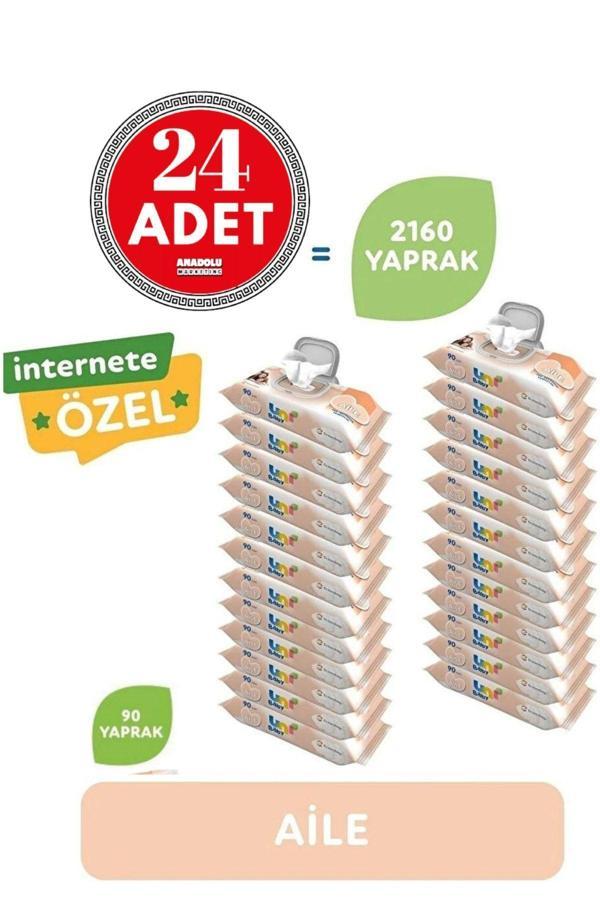 Uni Baby Aile Islak Mendil 90Lı 24 Adet - Image 1