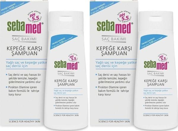 Sebamed Şampuan 200Ml Kepeğe Karşı (Yağlı Ve Kepeğe Yatkın Saç Derisi Için) (2 Li Set) - Image 1