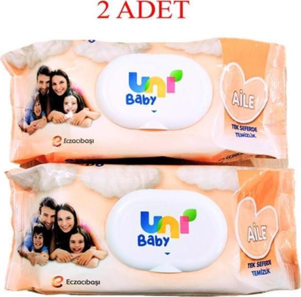 Uni Baby Aile Islak Mendil 90'Lı X 2 Adet - Image 1