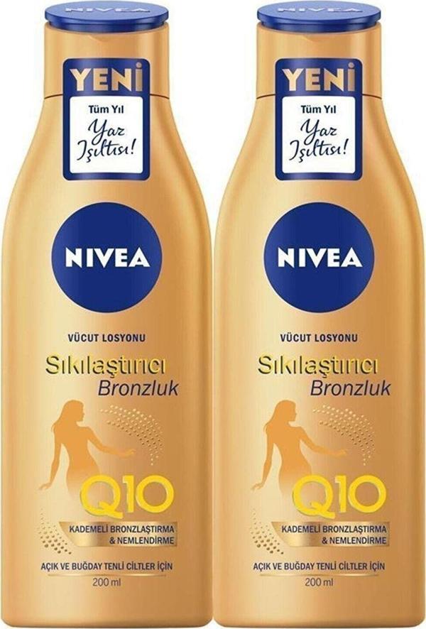 Nivea Sıkılaştırıcı Bronzluk 200 Ml Vücut Losyonu X2 - Lwsset - Image 1