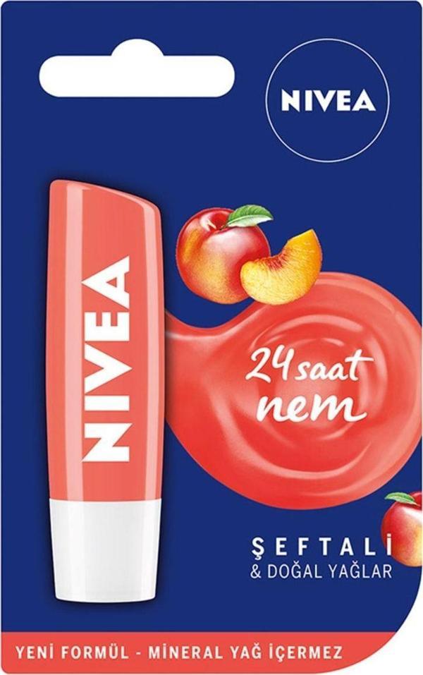 Nivea Şeftali Dudak Bakım Kremi 4,8 Gr - Image 1