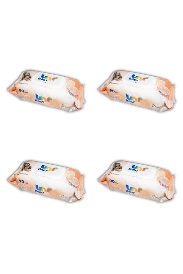 Uni Baby Aile Islak Mendil 90'Lı X 4 Paket - Image 1