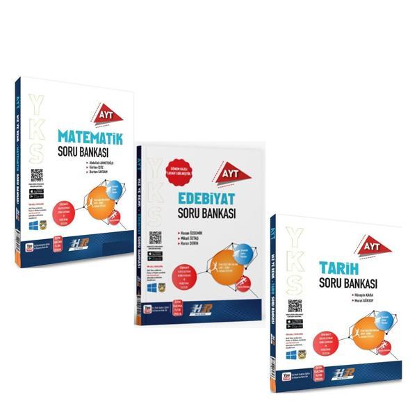 Hız ve Renk AYT Matematik Edebiyat ve Tarih Soru Bankası Seti 3 Kitap - Hız ve Renk Yayınları - Image 1