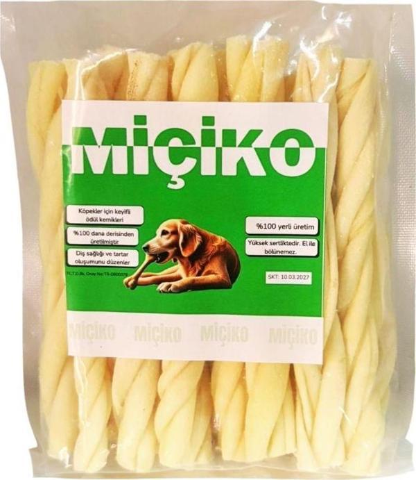 Jumbo XXL Premium Burgu Çubuk Ödül Kemiği 250 Gr - Image 1