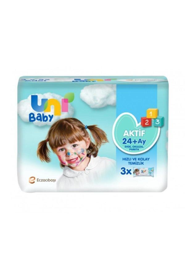 Uni Baby Aktif Islak Mendil 52 Li X 3 Adet - Image 1