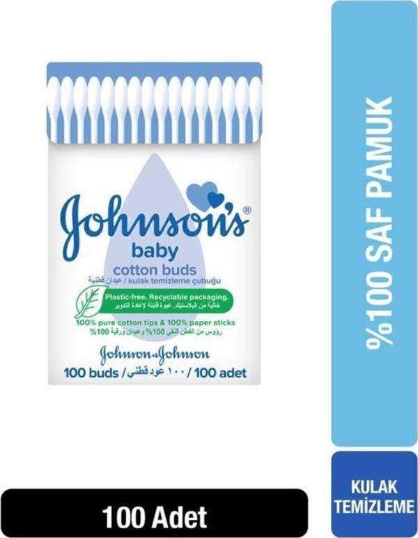 Johnson'S Kulak Temizleme Çubuğu 100'Lü - Image 1