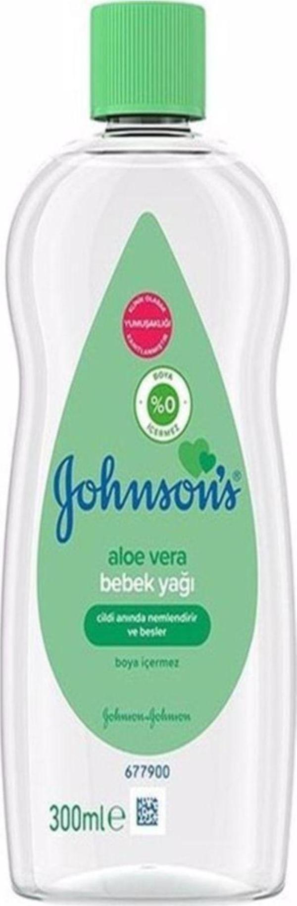Johnson'S Marka: Aloe Vera Bebek Yağı 300 Ml Kategori: Bebek Kremi Ve Yağı - Image 1