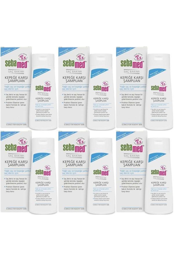 Sebamed Şampuan 200Ml Kepeğe Karşı (Yağlı Ve Kepeğe Yatkın Saç Derisi Için) (6 Lı Set) - Image 1