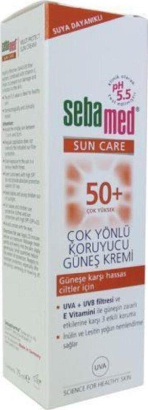 Sebamed Çok Yönlü Koruyucu Güneş Kremi Sun Care Spf 50 + Yeni Ürün 75Ml - Image 1