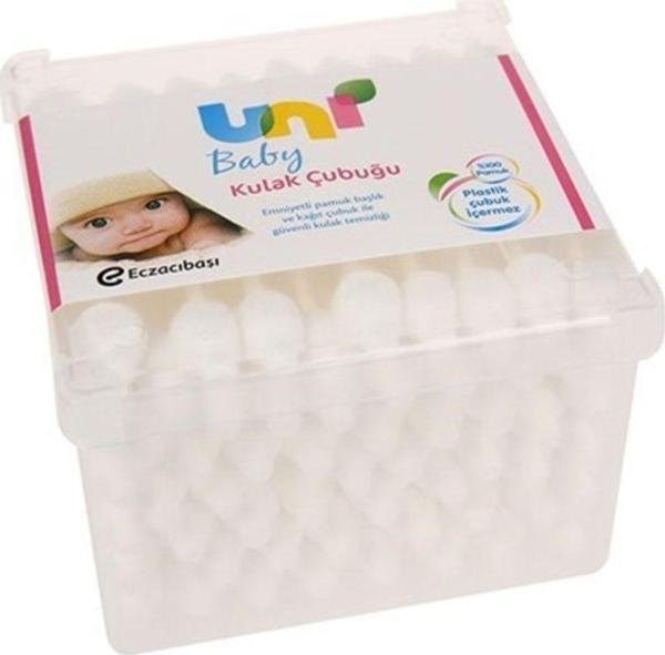 Uni Baby Pamuklu Kulak Çubuğu Safety Cotton Swabs- 56Lı - Image 1