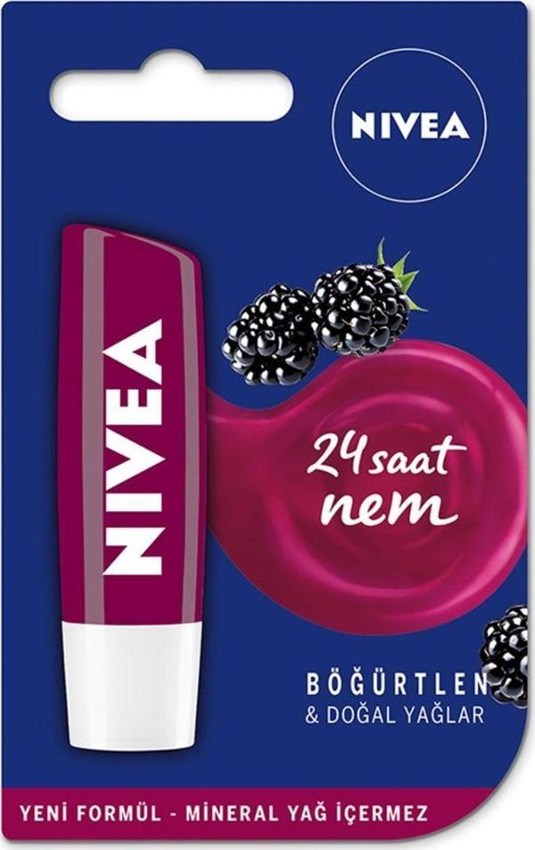 Nivea Böğürtlen Dudak Bakım Kremi 4,8 Gr - Image 1