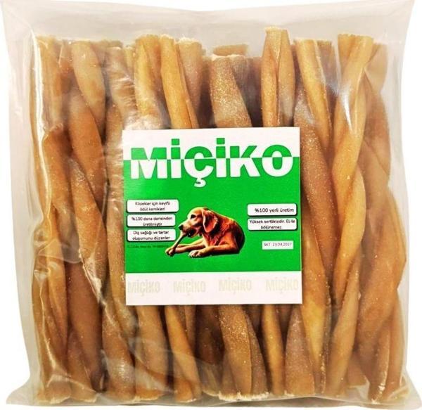 Jumbo XXL Premium Naturel Burgu Çubuk Ödül Kemiği 500 Gr - Image 1